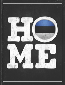 Home: Estonia Flag Planner for Estonian Coworker Friend from Tallinn  Lightly Lined Pages Daily Journal Diary Notepad