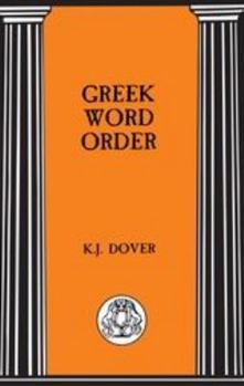 Paperback Greek Word Order Book