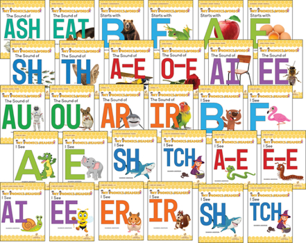 Paperback My Phonics Words 6-Pack Complete Collection Book