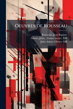 Paperback Oeuvres de Rousseau: 2 [French] Book