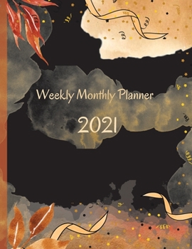 Paperback 2021 Weekly Monthly Planner Book