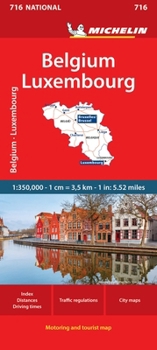 Loose Leaf Belgium Luxembourg Map 716 Book