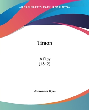 Paperback Timon: A Play (1842) Book