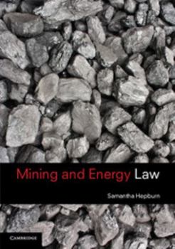 Paperback Mining and Energy Law Book