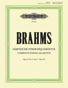 Paperback Complete String Quartets: Op. 51 Nos. 1 and 2; Op. 67 (Set of Parts), Part(s) Book
