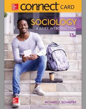 Printed Access Code Connect Access Card for Schaefer Sociology a Brief Introduction Book
