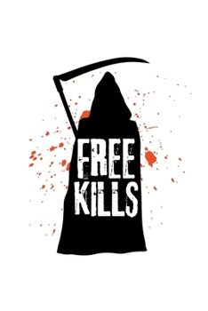 Notizbuch: Sensenmann Free Hugs Kills Gevatter Tod Geschenk 120 Seiten, 6X9 (Ca. A5), Karomuster (German Edition)