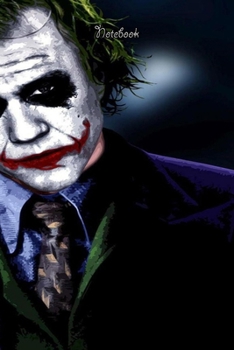 The Jocker Design 72  Notebook Comics For Jocker Fans and Lovers: Lined Notebook / Journal Gift, 120 Pages, 6x9, Soft Cover, Matte Finish