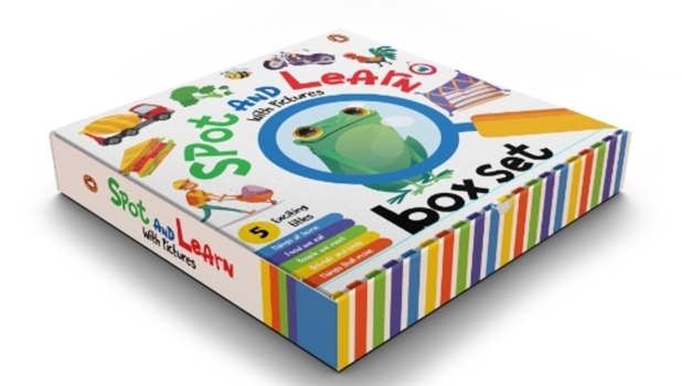 Board book Spot and Learn with Pictures: A Boxset of 5 Fun & Interactive Board Book to Develop Observation Skills and Vocabulary for Kids, Toddlers [Penguin Earl Book