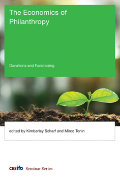 Hardcover The Economics of Philanthropy: Donations and Fundraising Book
