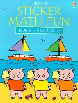 Paperback Sticker Math Fun (Usborne Sticker Maths) Book
