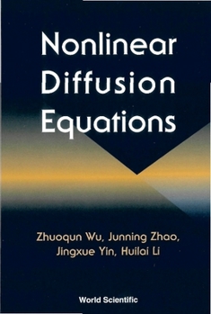 Hardcover Nonlinear Diffusion Equations Book