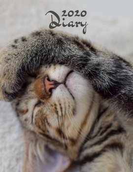 2020 Diary: Cat Lovers Week to View Organiser - Sunday Start Agenda: Pocket Paperback Notebook Style With Priorities & To Do List Planner