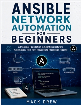 Paperback Ansible Network Automation for Beginners Book