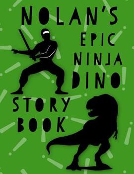 Paperback Epic Ninja Dino Story Book: A Large Notebook for Awesome Kids to Draw and Tell Their Stories Book
