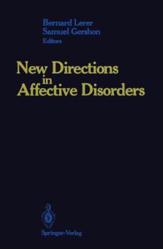 Paperback New Directions in Affective Disorders Book