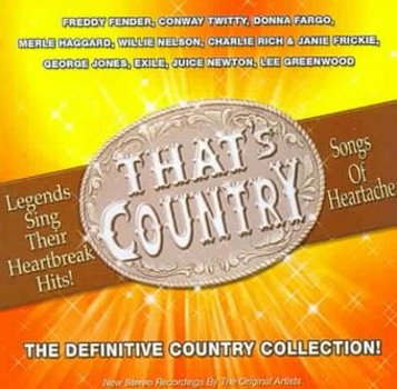 Music - CD That's Country Songs of Heartache Book