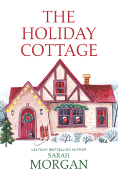 Library Binding The Holiday Cottage [Large Print] Book