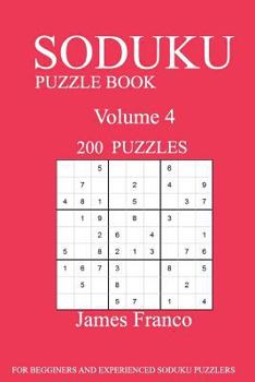 Paperback Sudoku Puzzle Book: 200 Puzzles-volume 4 Book