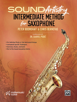 Paperback Sound Artistry Intermediate Method for Saxophone Book