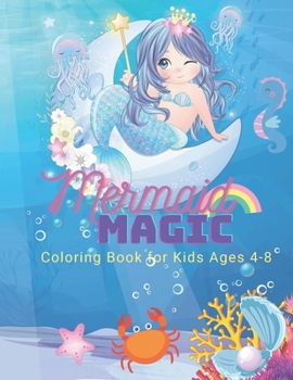 Paperback Mermaid Coloring Book: Mermaid Coloring Book for Kids Ages 4-8 Book