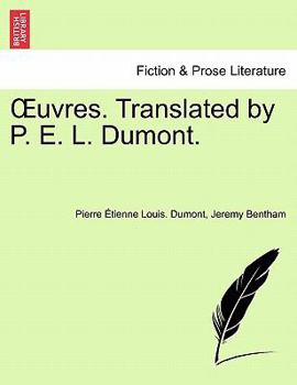 Paperback Uvres. Translated by P. E. L. Dumont. Book