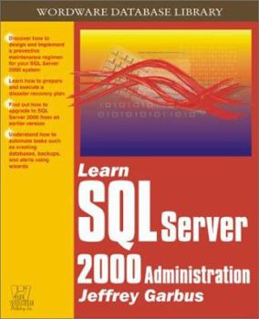 Paperback Learn SQL Server 2000 Administration Book