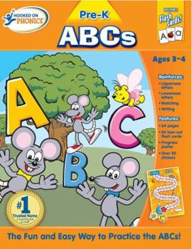 Paperback Hooked on Phonics Pre-K ABCs Premium Workbook Book
