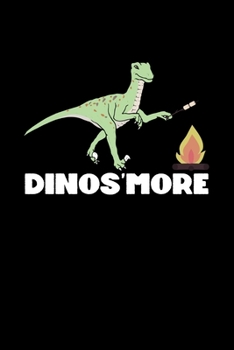 Dinos'More: College Ruled Lined Writing Notebook Journal, 6x9, 120 Pages