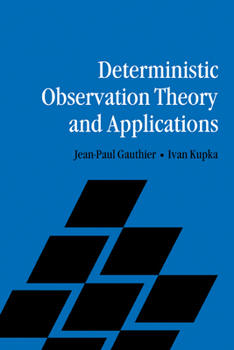 Paperback Deterministic Observation Theory and Applications Book