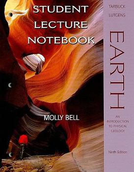 Paperback Student Lecture Notebook: Earth: An Introduction to Physical Geology Book