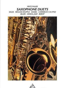 Paperback Saxophone Duets: English/French/German Language Edition, Book & CD (Advance Music) Book