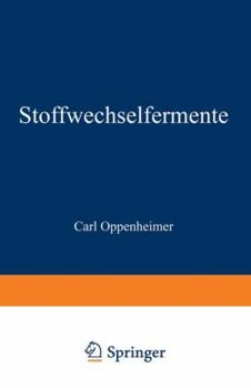 Paperback Stoffwechselfermente [German] Book