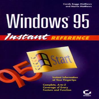 Paperback Windows 95 Instant Reference Book