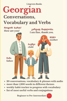 Paperback Georgian: Conversations, Vocabulary and Verbs Book