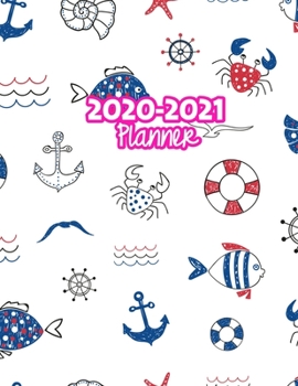 2020-2021 Planner: Two Year Calendar Organizer and Goal Journal | January 2020 - December 2021 Daily, Weekly and Monthly Planner Book with Back Sticker Expression Wall for 2 Years | Design Code 919895