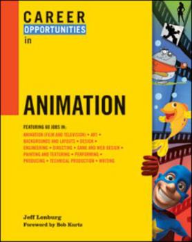 Paperback Career Opportunities in Animation Book