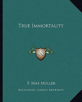 Paperback True Immortality Book