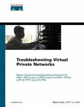Hardcover Troubleshooting Virtual Private Networks Book