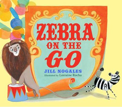 Hardcover Zebra on the Go Book