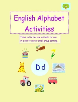 Paperback English Alphabet Activities Book