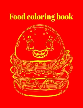 Paperback Food coloring book