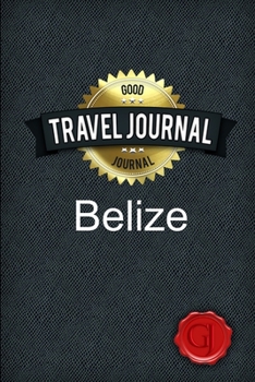 Paperback Travel Journal Belize Book