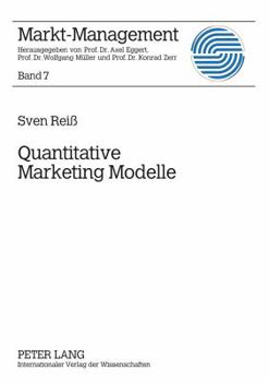 Paperback Quantitative Marketing Modelle [German] Book