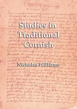 Paperback Studies in Traditional Cornish Book