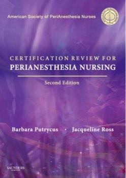 Paperback Certification Review for Perianesthesia Nursing Book