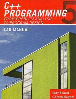 Paperback Lab Manual for Malik's C++ Programming: From Problem Analysis to Program Design Book