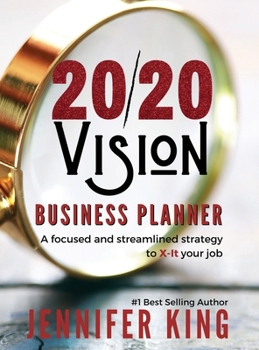 Hardcover 20/20 Vision Business Planner Book