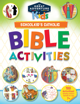 Paperback Schoolkid's Catholic Bible Activities Book