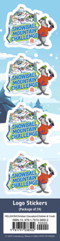 Vbs 2026 Snowball Mountain Challenge LOGO Stickers (Pkg of 24): Find Your Strength in God